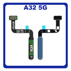 Γνήσια Original Samsung Galaxy A32 5G, A 32 5G (SM-A326B, SM-A326B/DS) Fingerprint Flex Sensor Αισθητήρας Δακτυλικού Αποτυπώματος Awesome Blue Μπλε GH96-14184B (Service Pack By Samsung)