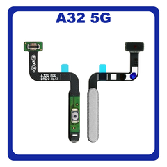 Γνήσια Original Samsung Galaxy A32 5G, A 32 5G (SM-A326B, SM-A326B/DS) Fingerprint Flex Sensor Αισθητήρας Δακτυλικού Αποτυπώματος Awesome White Άσπρο GH96-14184C​ (Service Pack By Samsung)