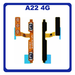 Γνήσια Original Samsung Galaxy A22 4G, A 22 4G (SM-A225F, SM-A225F/DS) Power Key Flex Cable On/Off + Volume Key Buttons Καλωδιοταινία Πλήκτρων Εκκίνησης + Έντασης Ήχου GH59-15473A (Service Pack By Samsung)