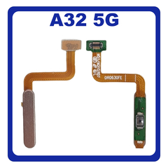 HQ OEM Συμβατό Για Samsung Galaxy A32 5G, GalaxyA32 5G (SM-A326B, SM-A326B/DS) Power Key Flex Cable On/Off Καλωδιοταινία Πλήκτρων Εκκίνησης Without Fingerprint Awesome Violet Βιολετή​ (Grade AAA+++)