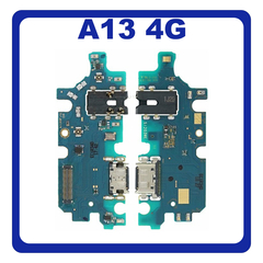 Γνήσια Original Samsung Galaxy A13 (SM-A135F, SM-A135F/DS, SM-A135M) USB Type-C Charging Dock Connector Flex Sub Board, Καλωδιοταινία Υπό Πλακέτα Φόρτισης + Microphone Μικρόφωνο + Audio Jack Θύρα Ακουστικών GH96-15062A (Service Pack By Samsung)