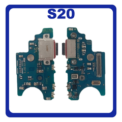 HQ OEM Συμβατό Με Samsung Galaxy S20, Galaxy S 20 (SM-G980, SM-G980F, SM-G980F/DS) USB Type-C Charging Dock Connector Flex Sub Board, Καλωδιοταινία Υπό Πλακέτα Φόρτισης + Microphone Μικρόφωνο (Premium A+​)
