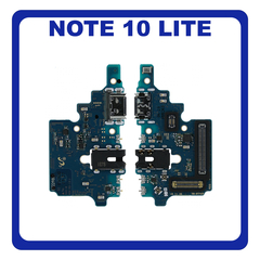 Γνήσια Original Samsung Galaxy Note 10 Lite, (SM-N770F, SM-N770F/DS) USB Type-C Charging Dock Connector Flex Sub Board, Καλωδιοταινία Υπό Πλακέτα Φόρτισης + Microphone Μικρόφωνο + Audio Jack Θύρα Ακουστικών GH96-13050A (Service Pack By Samsung)
