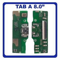 HQ OEM Συμβατό Με Samsung Galaxy Tab A 8.0 2019 (SM-T290 SM-T295) Micro USB Charging Dock Connector Flex Sub Board, Καλωδιοταινία Υπό Πλακέτα Φόρτισης + Microphone Μικρόφωνο (Premium A+​)