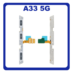 Γνήσια Original Samsung Galaxy A33 5G (SM-A336E, SM-A336B) Power Key Flex Cable On/Off + Volume Key Buttons Καλωδιοταινία Πλήκτρων Εκκίνησης + Έντασης Ήχου GH96-15076A (Service By Samsung)