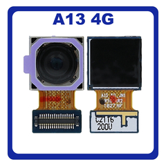 Γνήσια Original Samsung Galaxy A13 (SM-A135F, SM-A135F/DS, SM-A135M) Main Rear Back Camera Module Flex Πίσω Κεντρική Κάμερα 50 MP, f/1.8, (wide), PDAF GH96-14892A (Service Pack By Samsung)