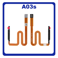 Γνήσια Original Samsung Galaxy A03s (SM-A037G, SM-A037U​) Fingerprint Flex Sensor Αισθητήρας Δακτυλικού Αποτυπώματος Black Μαύρο GH81-21250A (Service Pack By Samsung)