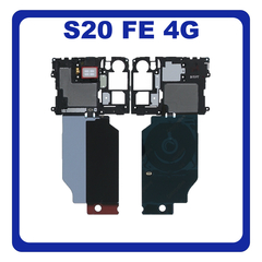 Γνήσια Original Samsung Galaxy S20 FE 4G (SM-G780F, SM-G780F/DSM) NFC Antenna Signal Module Top Flex Cable Καλώδιο Κεραία + Ηχείο Buzzer GH97-25626A (Service Pack By Samsung)