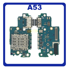 Γνήσια Original Samsung Galaxy A53 5G (SM-A536B, SM-A536B/DS) USB Type-C Charging Dock Connector Flex Sub Board, Καλωδιοταινία Υπό Πλακέτα Φόρτισης + Microphone Μικρόφωνο + Sim Reader Αναγνώστης Κάρτας GH59-15556A (Service Pack By Samsung)