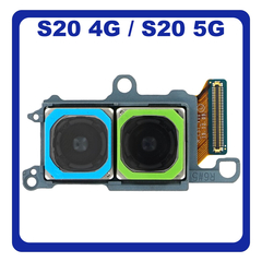 Γνήσια Original Samsung Galaxy S20 4G (SM-G980, SM-G980F), S20 5G (SM-G981, SM-G981F) Main Rear Back Camera Module Flex Κεντρική Κάμερα 12MP+64MP GH96-13052A (Service Pack By Samsung)