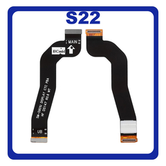 Γνήσια Original Samsung Galaxy S22 5G, Galaxy S 22 5G (SM-S901B), LCD Flex Cable Καλωδιοταινία Οθόνης GH82-27555A (Service Pack By Samsung)
