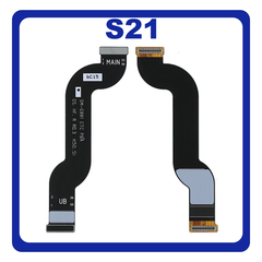 Γνήσια Original Samsung Galaxy S21 5G (SM-G991B, SM-G991B/DS), LCD Flex Cable Καλωδιοταινία Οθόνης GH82-28162A GH59-15414A (Service Pack By Samsung)