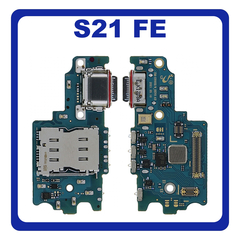 Γνήσιο Original Samsung Galaxy S21 FE 5G (SM-G990F, SM-G990B/DS) USB Type-C Charging Dock Connector Flex Sub Board, Καλωδιοταινία Υπό Πλακέτα Φόρτισης + Microphone Μικρόφωνο GH96-14548A (Service Pack By Samsung)