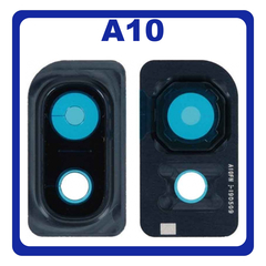Γνήσιο Original Samsung Galaxy A10 A105 (SM-A105F/DS, SM-A105FN/DS, SM-A105G/DS, SM-A105M/DS, SM-A105F, SM-A105G, SM-A105M, SM-A105FN) Deco Frame For Rear Back Camera Lens Διακοσμητικό Πλαίσιο Για Πίσω Τζαμάκι Κάμερας Black Μαύρο GH98-44415A (Service Pack By Samsung)