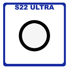 Γνήσια Original Samsung Galaxy S22 Ultra 5G (SM-S908B, SM-S908B/DS), (Wide + Telephoto) Rear Back Camera Glass Lens Πίσω Τζαμάκι Κάμερας Black Μαύρο GH64-08689A (Service Pack By Samsung)
