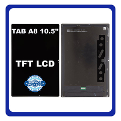 Γνήσια Original Samsung Galaxy Tab A8 10.5 (2021) (SM-X200, SM-X205) TFT LCD Display Screen Assembly Οθόνη + Touch Screen Digitizer Μηχανισμός Αφής Gray Μαύρο GH81-21915A (Service Pack By Samsung)