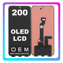 HQ OEM Συμβατό Με Honor 200 (ELI-AN00, ELI-NX9) OLED LCD Display Screen Assembly Οθόνη + Touch Screen Digitizer Μηχανισμός Αφής Black Μαύρο (Premium A+)