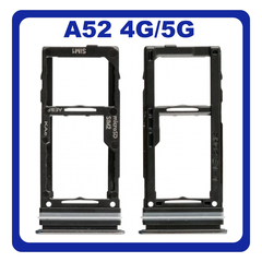 Original Γνήσιο Samsung Galaxy A72 4G A725 , A72 5G A726 (A725F, A725F/DS, A726B, A726B/DS) Sim Tray Slot + MicroSD Tray GH98-46290A (Service Pack By Samsung)