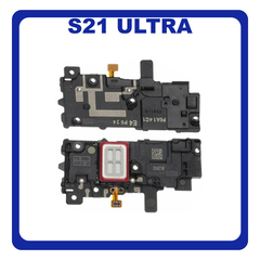 Γνήσια Original Samsung Galaxy S21 Ultra 5G (SM-G998B, SM-G998B/DS, SM-G998U) EarPiece Receiver Speaker Ακουστικό With Plastic Plate (Service Pack By Samsung)