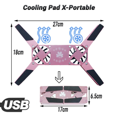 Cooling pad x-Portable Pink