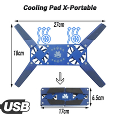 Cooling pad x-Portable Blue