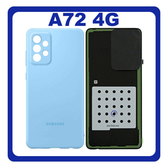 HQ OEM Συμβατό Για Samsung Galaxy A72 (SM-A725F, SM-A725F/DS) Rear Back Battery Cover Πίσω Κάλυμμα Καπάκι Πλάτη Μπαταρίας  Awesome Blue Μπλε (Grade AAA+++)