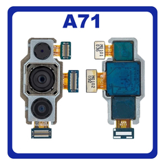 HQ OEM Συμβατό Για Samsung Galaxy A71, Galaxy A 71 (SM-A715F, SM-A715F/DS) Main Rear Back Camera Module Flex Κεντρική Κάμερα 64MP+12MP+5MP (Grade AAA+++)