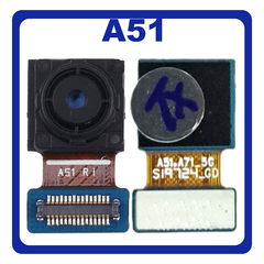 HQ OEM Συμβατό Με Samsung Galaxy A51 (SM-A515F, SM-A515F/DSN) Front Selfie Camera Flex Μπροστινή Κάμερα 32 MP, f/2.2, 26mm (wide), 1/2.8", 0.8µm (Premium A+​)