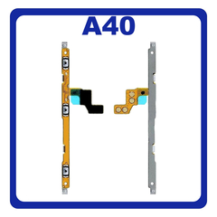 HQ OEM Συμβατό Για Samsung Galaxy A40 (SM-A405F, SM-A405FN) Power Key Flex Cable On/Off + Volume Key Buttons Καλωδιοταινία Πλήκτρων Εκκίνησης + Έντασης Ήχου (Grade AAA+++)