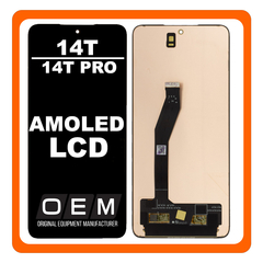 HQ OEM Συμβατό Με Xiaomi 14T (2406APNFAG) / 14T PRO 5G (2407FPN8EG)AMOLED LCD Display Screen Assembly Οθόνη + Touch Screen Digitizer Μηχανισμός Αφής Black Μαύρο (Premium A+)