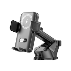 Universal Μαγνητική Βάση Στήριξης Κινητού Earldom et-Wc63, με Ασύρματη Φόρτιση, Μαύρο - 17907