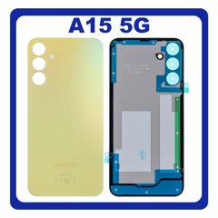 Γνήσια Original Samsung Galaxy A15 5G (SM-A156B, SM-A156B/DS) Rear Back Battery Cover Πίσω Καπάκι Πλάτη Μπαταρίας Yellow Κίτρινο GH82-33492C (Service Pack By Samsung)