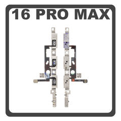 HQ OEM Συμβατό Με Apple iPhone 16 Pro Max, iPhone 16 ProMax (A3296, A3084) Volume Key Buttons Flex Cable​ Καλωδιοταινία Έντασης Ήχου (Premum A+)