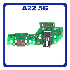 HQ OEM Συμβατό Με Samsung Galaxy A22 5G A226 (SM-A226B, SM-A226B/DS, SM-A226B/DSN) Καλωδιοταινία Φόρτισης SUB Charging Board + Mic Μικρόφωνο (Premium A+)