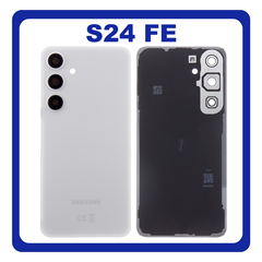 Γνήσια Original Samsung Galaxy S24 FE (SM-S721B, SM-S721B/DS) Rear Back Battery Cover Πίσω Καπάκι Πλάτη Μπαταρίας Gray Γκρι GH82-35832B (Service Pack By Samsung)