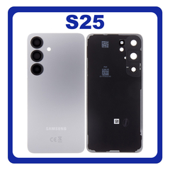 Γνήσια Original Samsung Galaxy S25 (SM-S931B, SM-S931B/DS) Rear Back Battery Cover Πίσω Καπάκι Πλάτη Μπαταρίας Silver Shadow Ασημί GH82-36295A (Service Pack By Samsung)