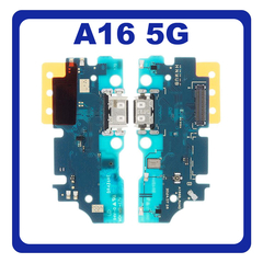 HQ OEM Συμβατό Με Samsung Galaxy A16 5G (SM-A166B, SM-A166B/DS) ​USB Type-C Charging Dock Connector Flex Sub Board, Καλωδιοταινία Υπό Πλακέτα Φόρτισης + Microphone Μικρόφωνο (Premium A+)