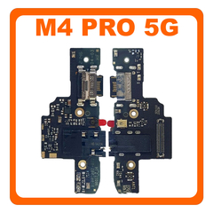 Γνήσια Original Poco M4 Pro 5G (21091116AG, MZB0BGVIN) USB Type-C Charging Dock Connector Flex Sub Board, Καλωδιοταινία Υπό Πλακέτα Φόρτισης + Microphone Μικρόφωνο + Audio Jack 560002K16A00 (Service Pack By Xiaomi)