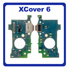 Γνήσια Original Samsung Galaxy Xcover 6 Pro (SM-G736U, SM-G736U1) USB Type-C Charging Dock Connector Flex Sub Board, Καλωδιοταινία Υπό Πλακέτα Φόρτισης + Microphone Μικρόφωνο GH96-15217A (Service Pack By Samsung)