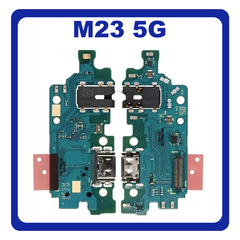 Γνήσια Original Samsung Galaxy M23 5G (SM-M236B, SM-M236B/DS) USB Type-C Charging Dock Connector Flex Sub Board, Καλωδιοταινία Υπό Πλακέτα Φόρτισης + Microphone Μικρόφωνο + Audio Jack Θύρα Ακουστικών GH96-15065A (Service Pack By Samsung)