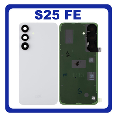 Γνήσια Original Samsung Galaxy S25 FE 5G (SM-S731B, SM-S731B/DS) Rear Back Battery Cover Πίσω Καπάκι Πλάτη Μπαταρίας White Άσπρο GH82-38030B (Service Pack By Samsung)