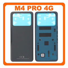 Γνήσια Original Xiaomi Poco M4 PRO 4G (MZB0B5VIN, 2201117PI) Rear Back Battery Cover Πίσω Κάλυμμα Καπάκι Πλάτη Μπαταρίας Tarnish Black Μαύρο 55050001N09T (Service Pack By Xiaomi)