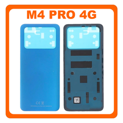 Γνήσια Original Xiaomi Poco M4 PRO 4G (MZB0B5VIN, 2201117PI) Rear Back Battery Cover Πίσω Κάλυμμα Καπάκι Πλάτη Μπαταρίας Blue Μπλε 55050001V89T (Service Pack By Xiaomi)