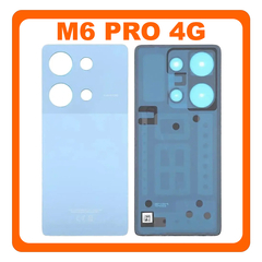 Γνήσια Original Xiaomi Poco M6 PRO 4G (2312FPCA6G) Rear Back Battery Cover Πίσω Κάλυμμα Καπάκι Πλάτη Μπαταρίας Blue Μπλε 5600050N6P00 (Service Pack By Xiaomi)