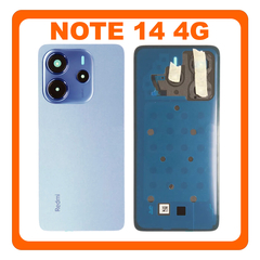 Γνήσια Original Redmi Note 14 (24117RN76G, 24117RN76O), Rear Back Battery Cover Πίσω Καπάκι Πλάτη Μπαταρίας Blue Μπλε 56000300O7N00 (Service Pack By Xiaomi)