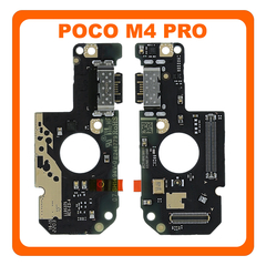 Γνήσια Original Poco M4 Pro 4G (MZB0B5VIN, 2201117PI) USB Type-C Charging Dock Connector Flex Sub Board, Καλωδιοταινία Υπό Πλακέτα Φόρτισης + Microphone Μικρόφωνο 5600020K7P00 (Service Pack By Xiaomi)