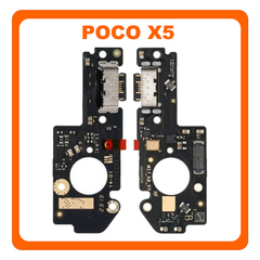 Γνήσια Original X5 5G (22111317PG, 22111317PI) USB Type-C Charging Dock Connector Flex Sub Board, Καλωδιοταινία Υπό Πλακέτα Φόρτισης + Microphone Μικρόφωνο 560002M17P00 (Service Pack By Xiaomi)