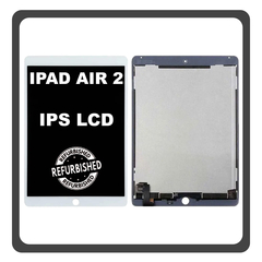 iPad Air 2 (A1566, A1567, iPad5,3, iPad5,4) IPS LCD Display Aseembly Screen Οθόνη + Touch Digitizer Unit Μηχανισμός Aφής Silver Ασημί (Ref By Apple)