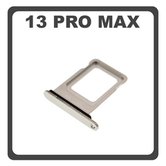 HQ OEM Συμβατό Για Apple iPhone 13 Pro Max (A2643, A2484), iPhone 13 Pro (A2638, A2483) Sim Tray Υποδοχέας Βάση Θήκη Κάρτας SIM (Premium A+)