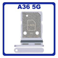 Γνήσια Original Samsung Galaxy A36 5G (SM-A366E, SM-A366E/DS) SIM Card Tray + Micro SD Tray Slot Υποδοχέας Βάση Θήκη Κάρτας SIM  Awesome Lavender Μωβ GH98-49933D (Service Pack By Samsung)